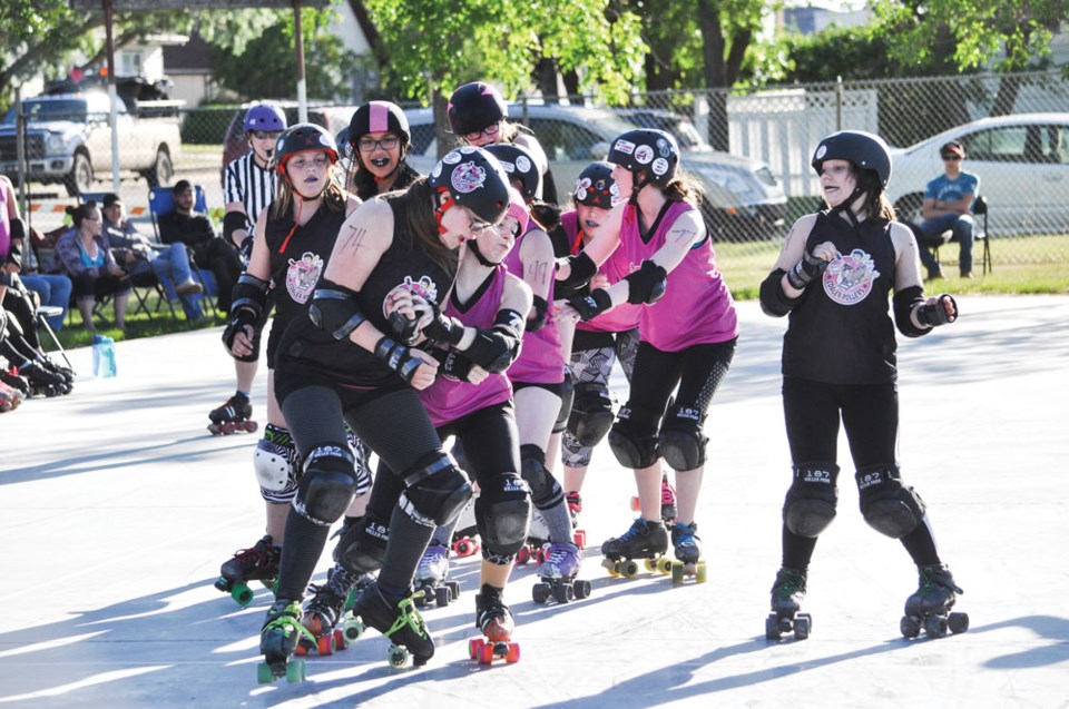 Junior Coaler Rollers outdoors