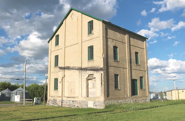 The mill as it stands today. It is the only brick mill still standing in the province.