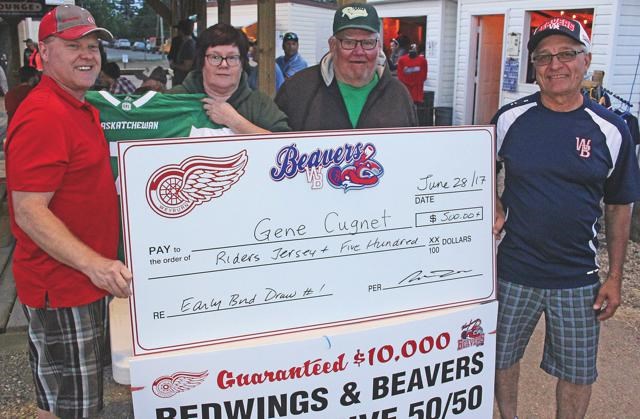 Beavers-Wings draw winners