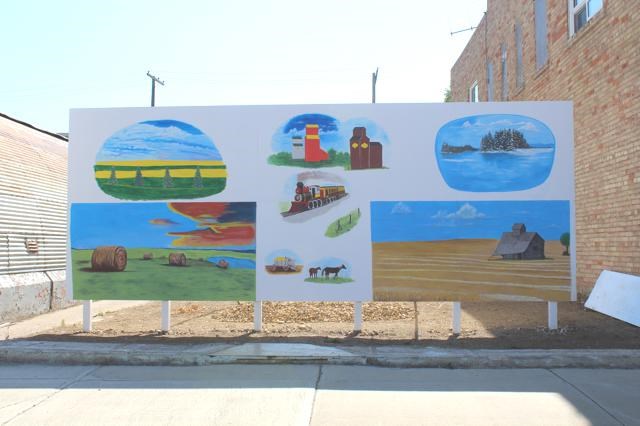 town mural