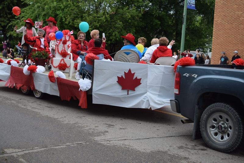 The Canora & District Healthcare Foundation had a colourful entry in the July 22 parade.