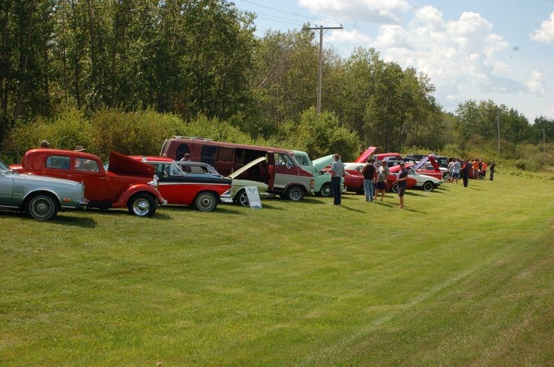 A car and motorcycle show-and-shine event, which attracted 22 entries, was one of the many highlights of the Sturgis motorcycle and vehicle road rally.