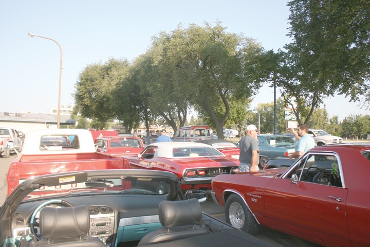 Car enthusiasts admired the vast array of vehicles at A&W on 365 Broadway St. It was part of the Burgers to Beat MS event, which raised $3,906.91 on August 24.