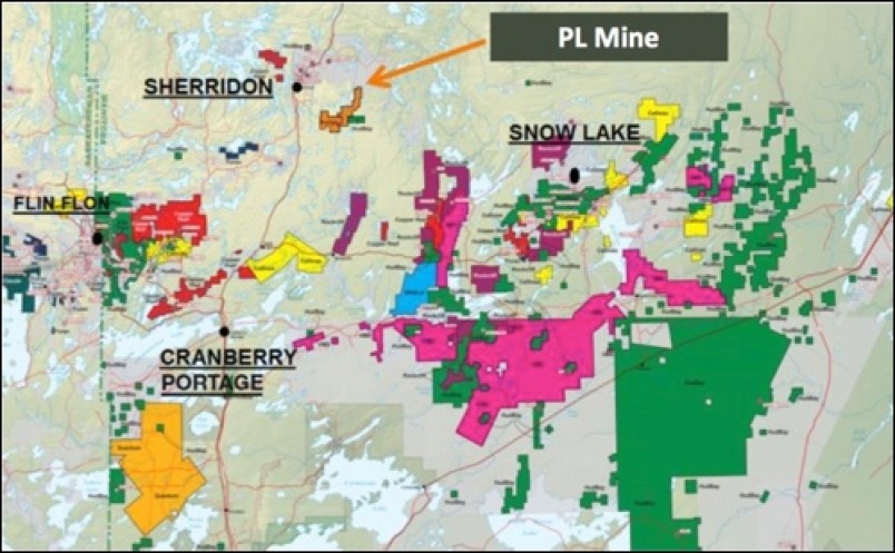 PL mine map