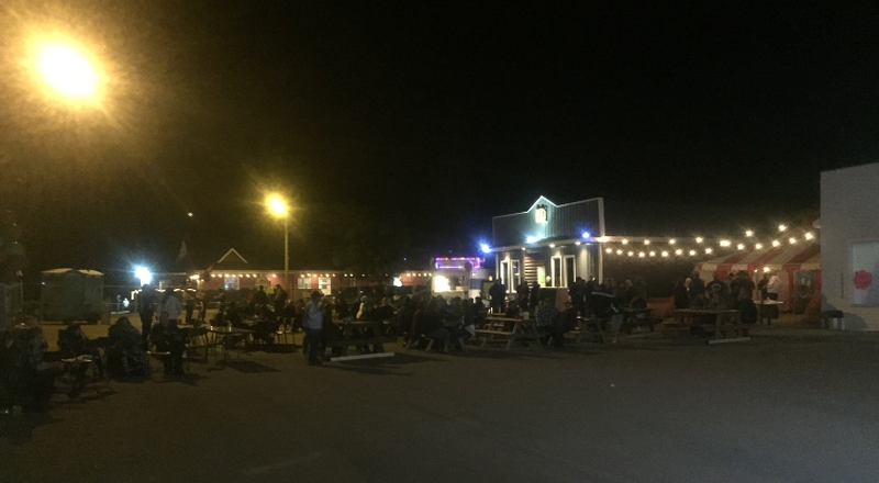 This is a view of main street in Norquay on August 26 during the party held to celebrate RB’s Place’s one-year grand opening.