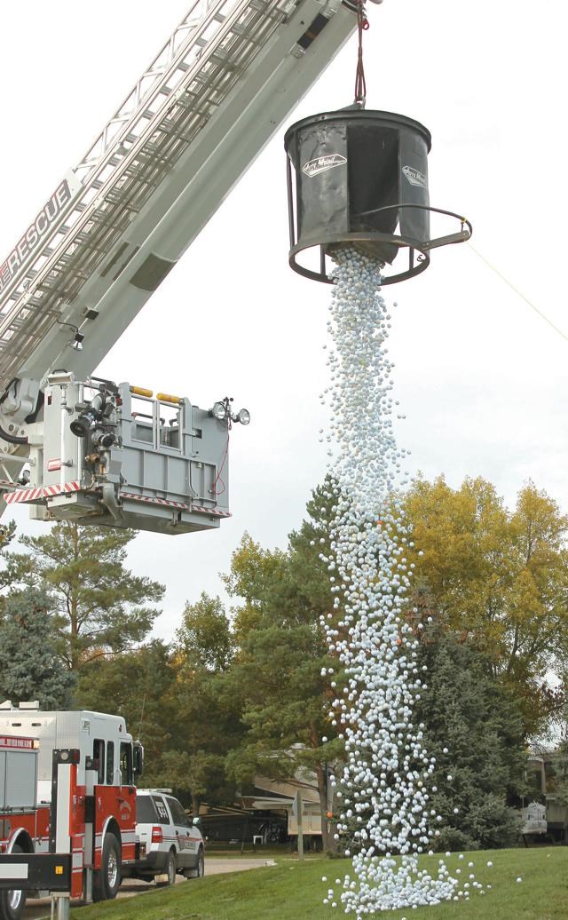 Golfball drop