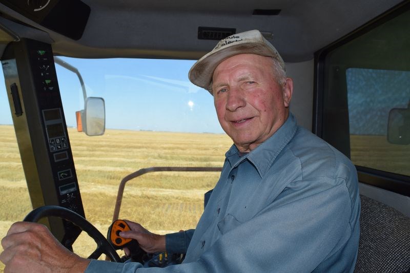 Nick Zawislak has been farming since 1949, and continues to enjoy helping out on the family farm north of Canora near Amsterdam beyond his 90th birthday.