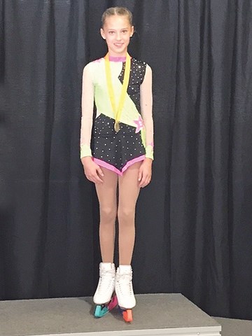 Madison Bowtell - first place, juvenile ladies U12.