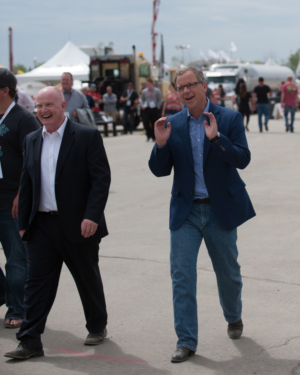 Brad Wall 2015 oil show