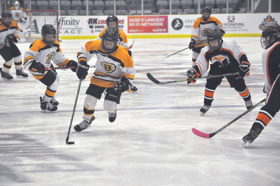 Two hands on the stick