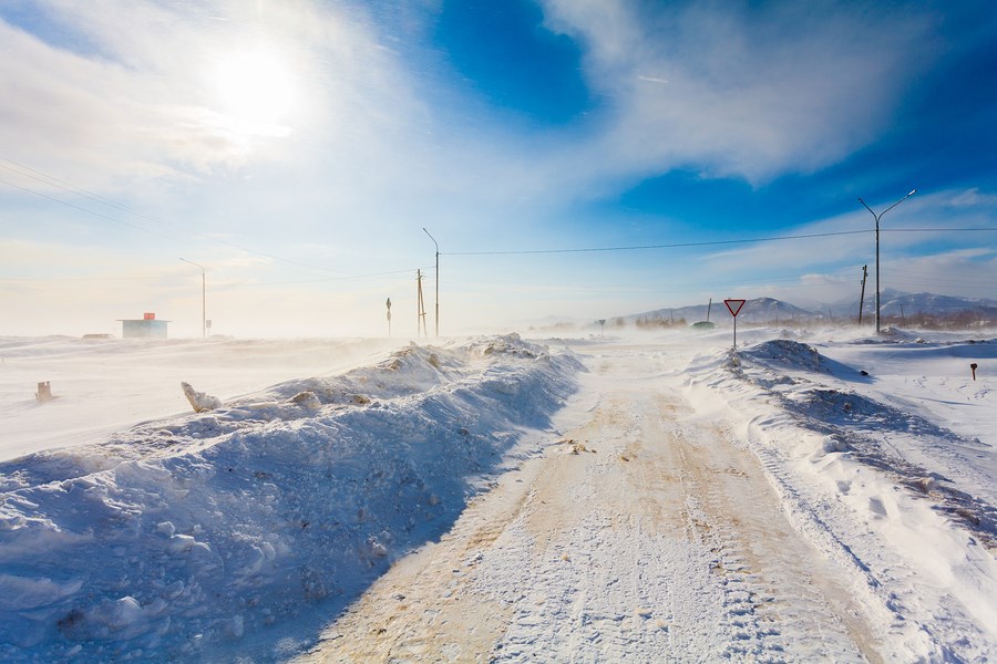 winter road