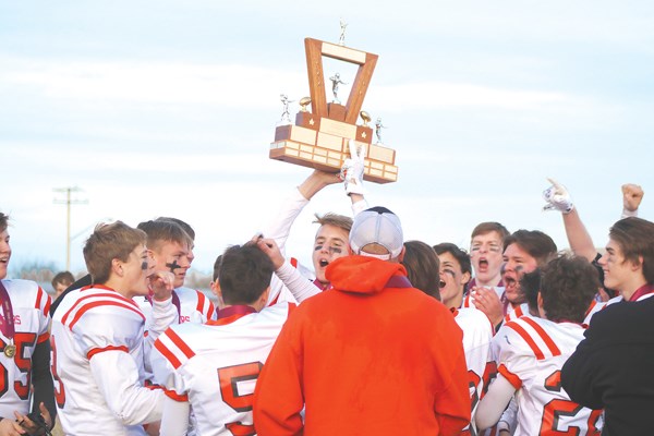 The Yorkton Regional High School Raiders football team are the champions of the Moose Jaw High School Football League after a dominating performance in the gold medal game last weekend, beating Swift Current 59-2
