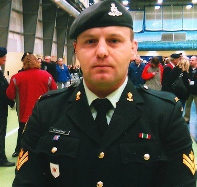 Former Wroxton resident Austin Hovrisko of Yorkton put his life on the line when he, as a reservist with the Canadian Forces, volunteered to serve in Afghanistan in 2009.