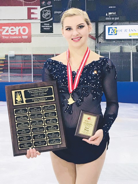 Nicki Nagy 2018 Skate Canada Saskatchewan Junior Champion.