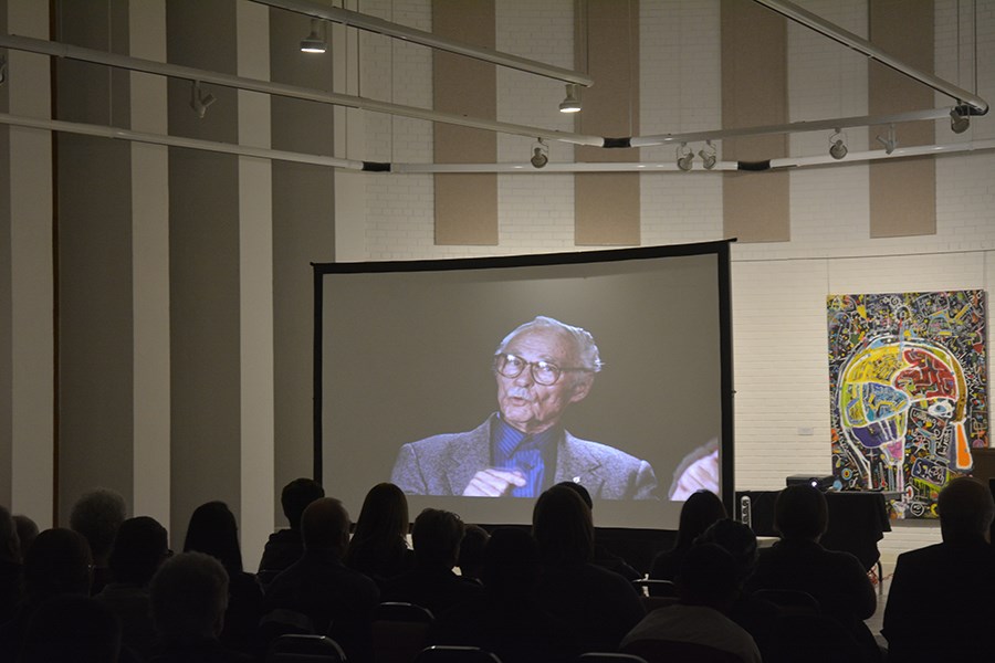 A still from the film Holodomor: Voices of Survivors, shown at the Chapel Gallery last Wednesday.