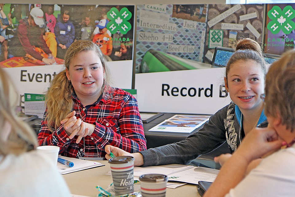 4-H members from all over Northern Saskatchewan came to the northern Leaderama conference Melfort Dec. 2 to learn new ways to improve their leadership skills. Review Photo/Devan C. Tasa