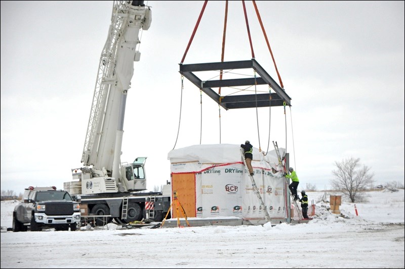 Comfort Inn suites going into place.