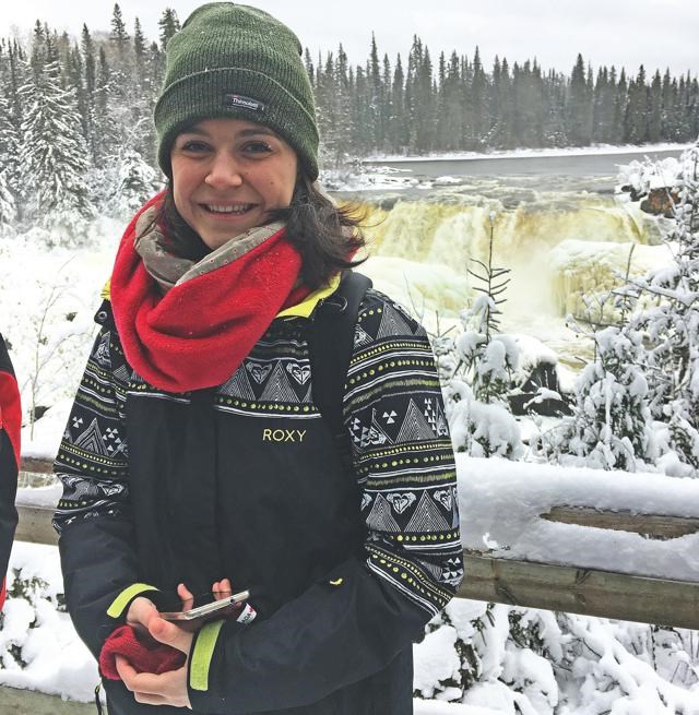 Liza on Churchill trip