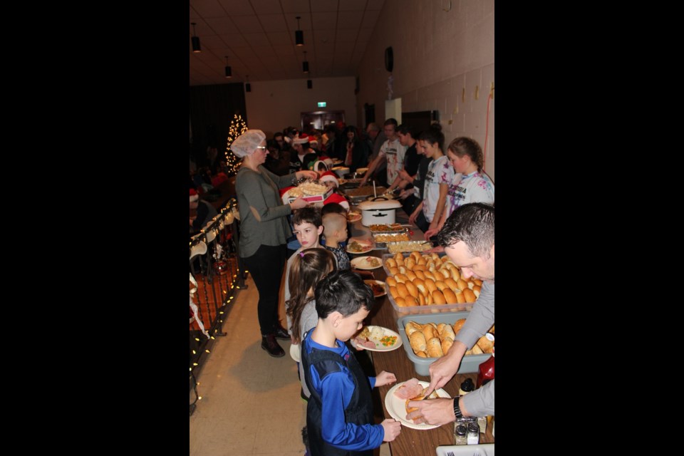 Students from Columbia School enjoyed a ‘Winter Lunch’ served at Victory Church in the city last Wednesday. The meal was prepared by the Columbia School Changemakers.