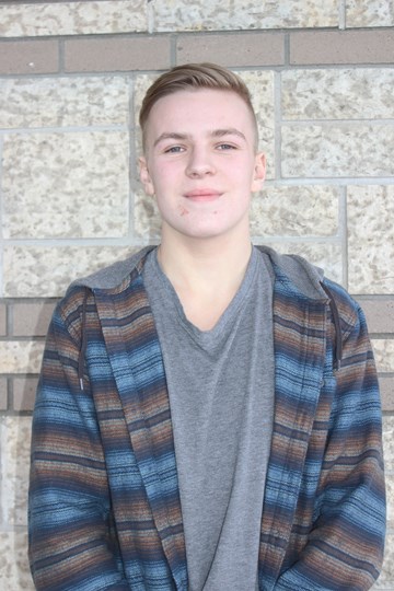 The December’s Male Farrell Agencies Saint of the Month is Lucas Chaban, a Grade 12 student. Lucas is enthusiastic and very positive. He can lighten a mood and spread laughter without even trying. In his classes, he is enthusiastic and participates well. He makes the class enjoyable for students and teachers as well. He was a member of the Senior Boys Volleyball team the past 2 years, plays Yorkton Remax Midget Terriers hockey, was a part of the senior badminton team last year and in his old school Lucas was involved in the drama club, winning an acting award of merit. Lucas shows church involvement by participating in school masses.