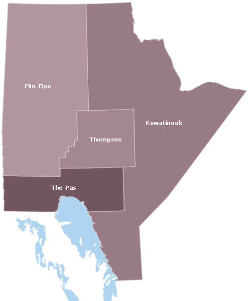 Flin Flon map