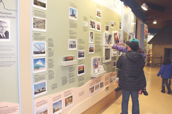 Family Day for some in the city meant taking in the displays at the Yorkton branch of the Western Development Museum.