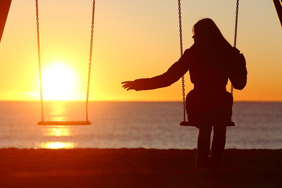 woman searching