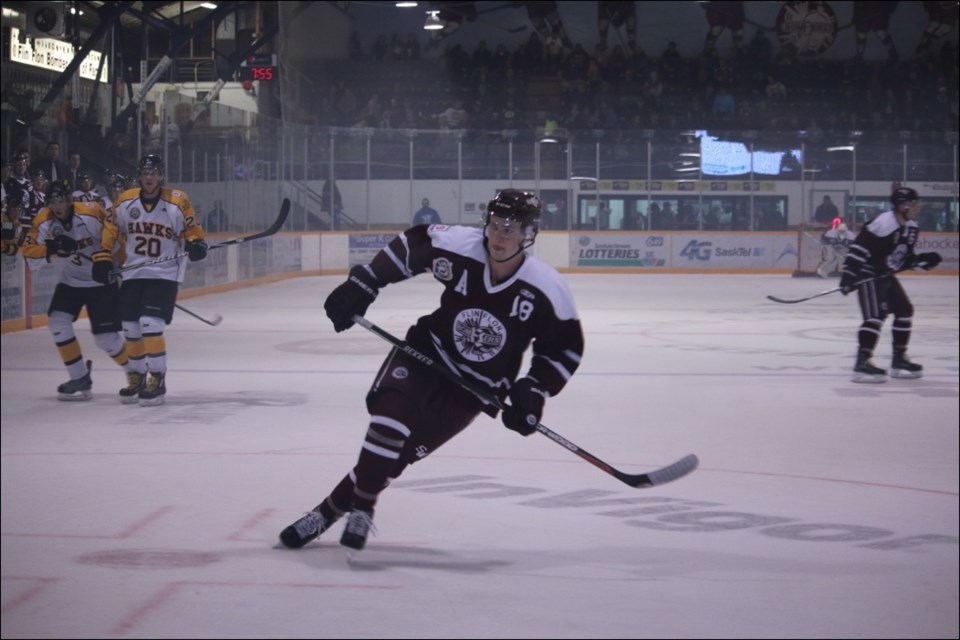 Former SJHL scoring leader and SJHL Player of the Year Greyson Reitmeier has seen success in his rookie year with the NCAA's Michigan Tech Huskies. - FILE PHOTO