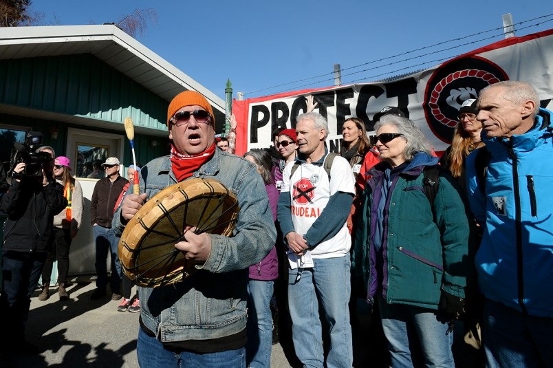 Kinder Morgan pipeline protesters