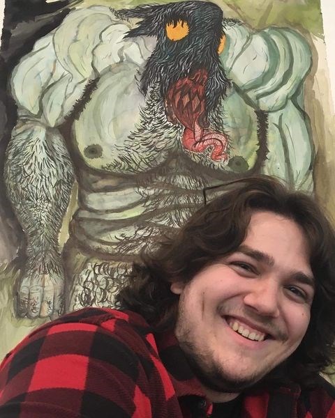 Dan with art