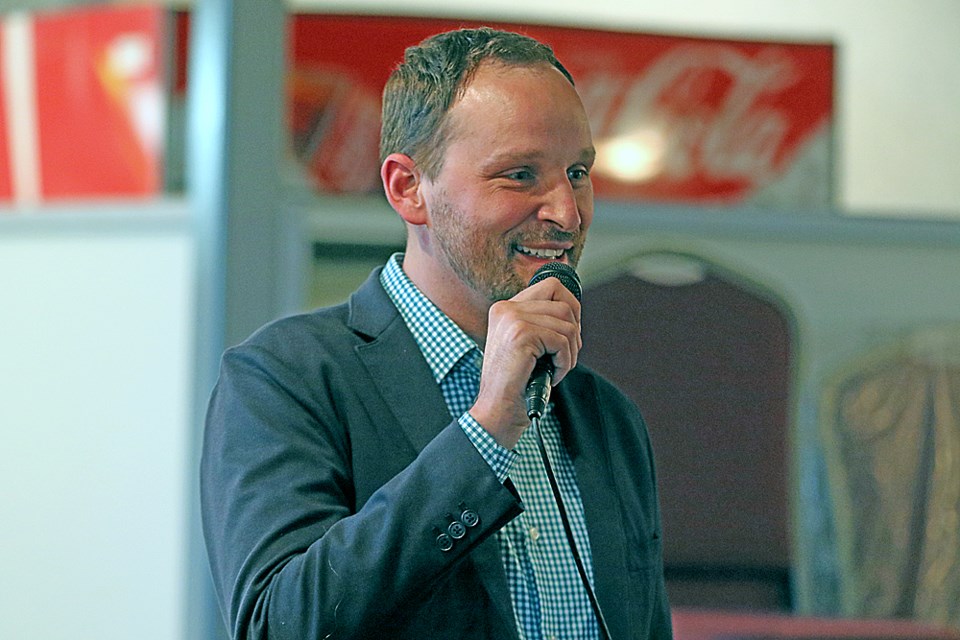 Ryan Meili in Nipawin