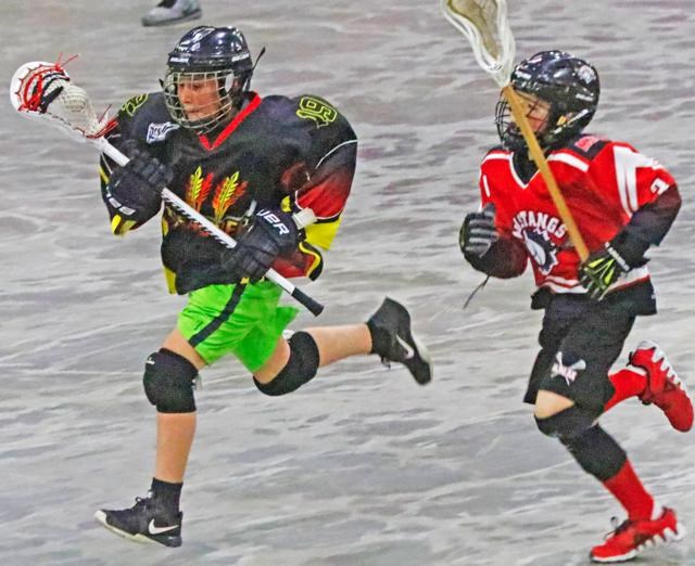 Lacrosse action