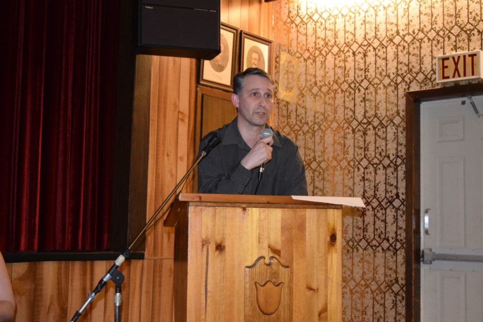 Barry Hvidston, administrator, addressed the informational meeting regarding steps taken by the RM of Keys regarding the proposed zoning bylaw change.