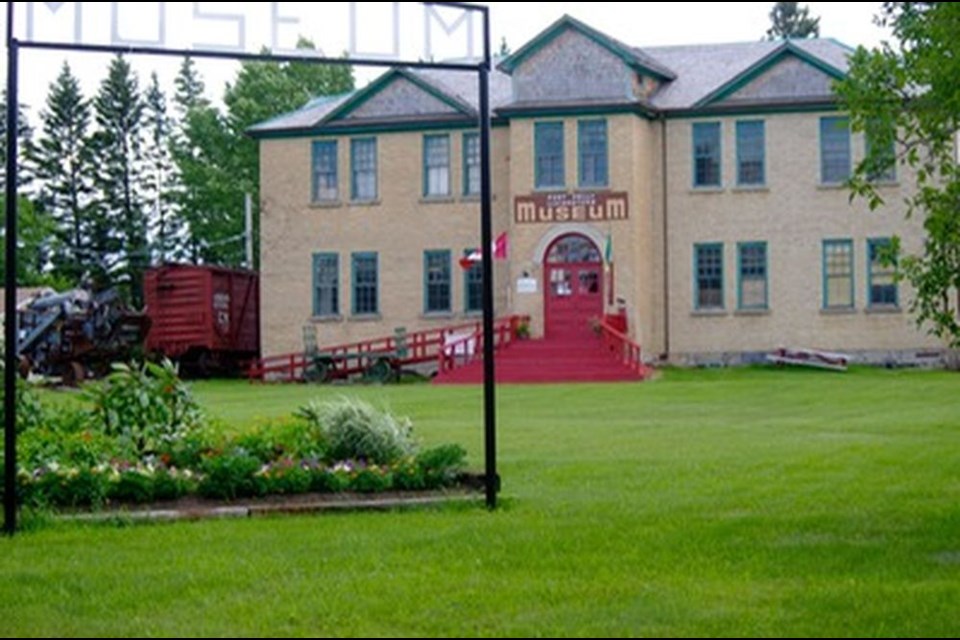 This photo shows the original Fort Pelly-Livingstone Museum before it burned to the ground in June, 2015.