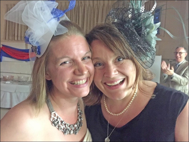 Ladies in fascinators who attended the royal wedding event hosted at St. Paul’s Anglican Church May 18.