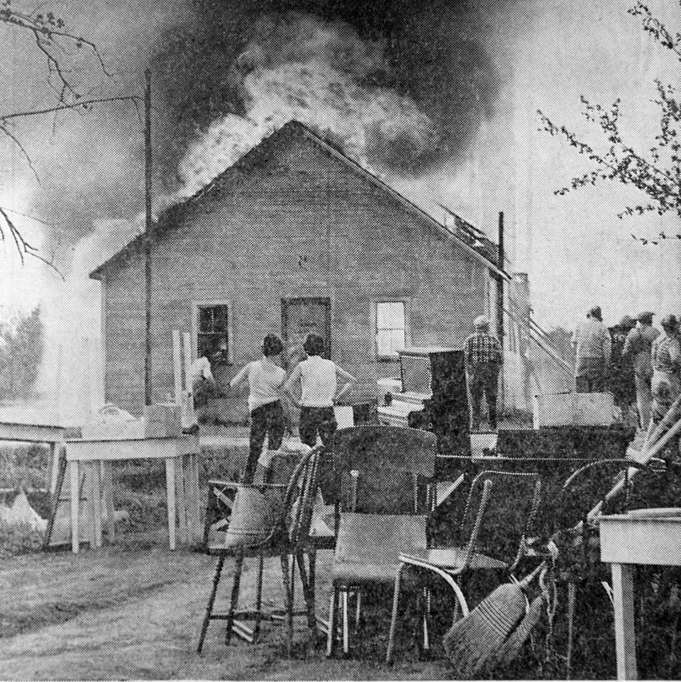 Ridgedale Orange Hall Fire