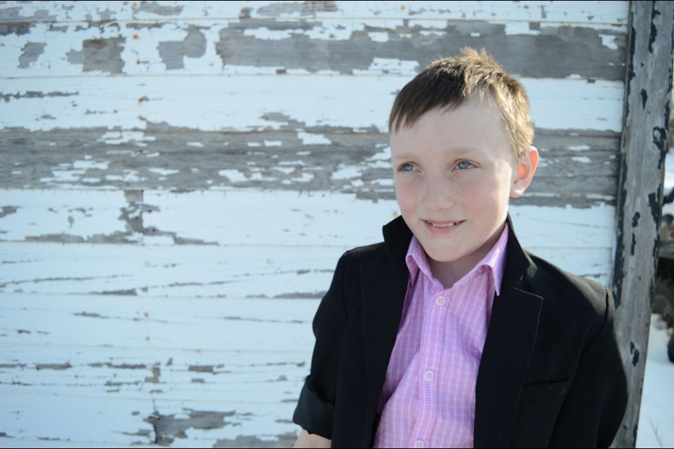 Braden Thompson is an 11-year-old Carnduff resident and an ambassador for the Jim Pattison Children’s Hospital Foundation of Saskatchewan. Photo submitted