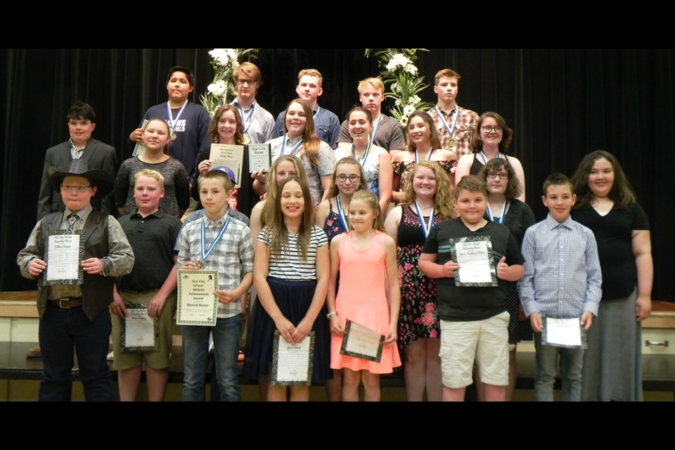 Star City School celebrated their students' achievements in academics, sports and volunteerism for the 2017-2018 school year at an award night June 11. Submitted Photo