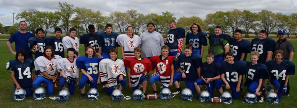 KCI Spartans pewee/bantam football team