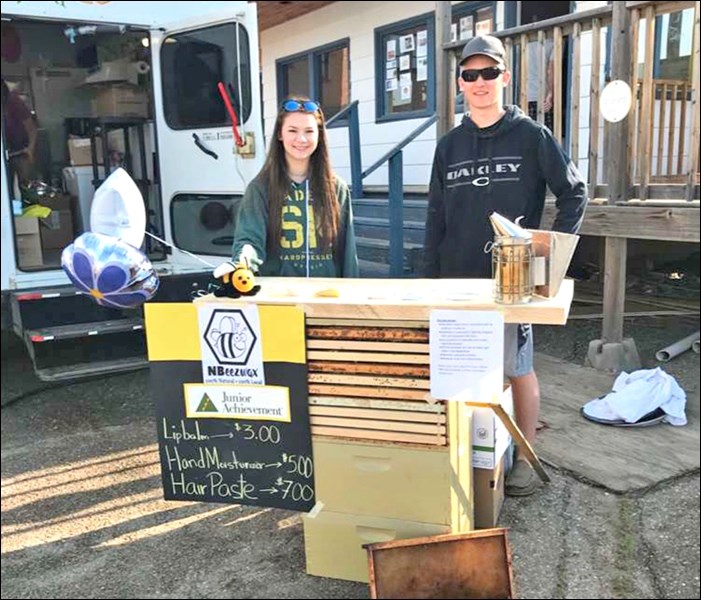 Students in the NBCHS Entrepreneurship 30 class created a business called NBeezwax and created, packaged and marketed their products throughout the semester. Photos submitted