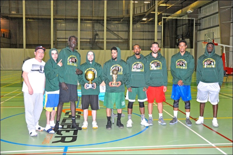 The basketball courts at the at NationsWEST Field House were on fire Saturday and Sunday as the fourth annual open tournament took place. The tournament has grown in popularity, expanding to include an under-18 boys’ division and a women’s 3 on 3 division this year. The Babyega team from Saskatoon took home the top prize in the mens’ division. Photos by John Cairns