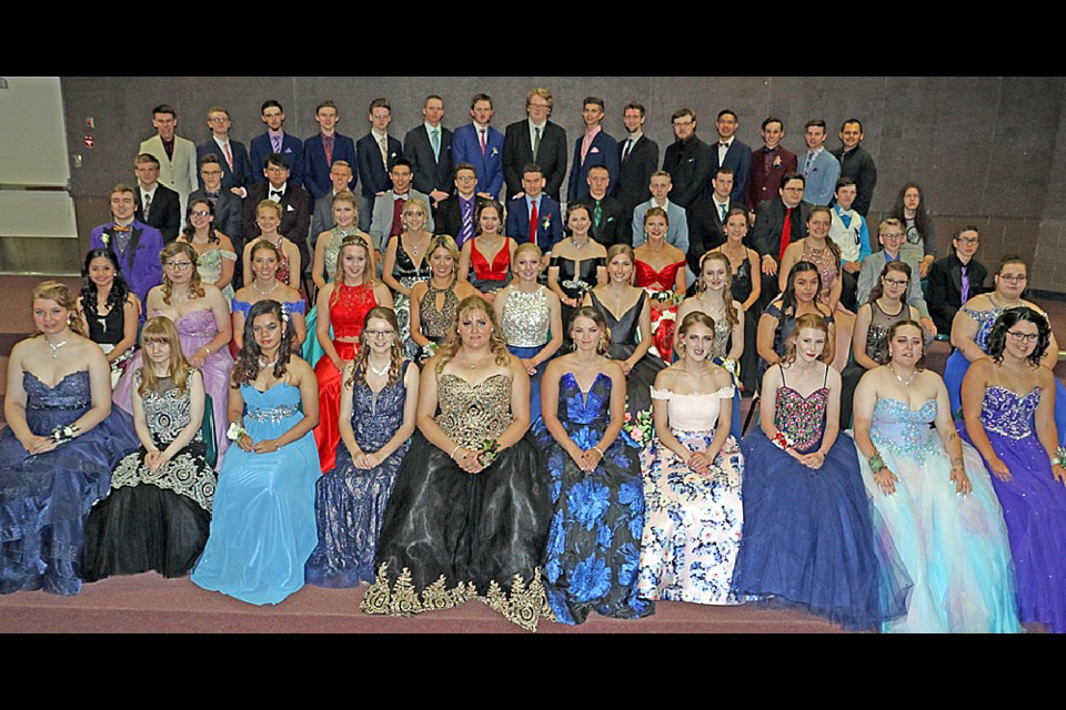 There were 62 students graduating from Tisdale Middle & Secondary School in 2018. The grad was held June 28. Photo by Devan C. Tasa