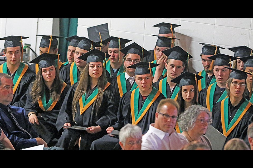There were 89 students graduating from the Melfort and Unit Comprehensive Collegiate June 28. Photo by Devan C. Tasa