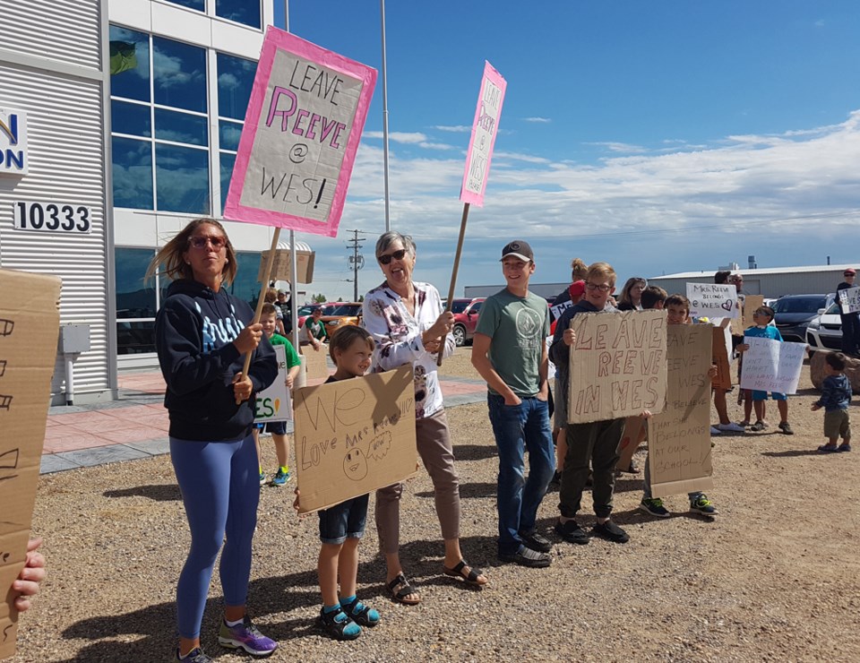 Wynyard protest in Humboldt
