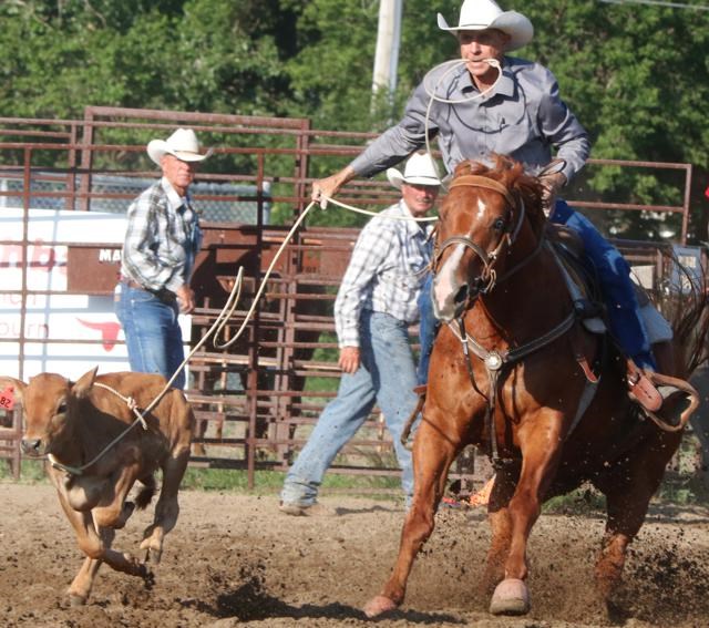 Calf roping