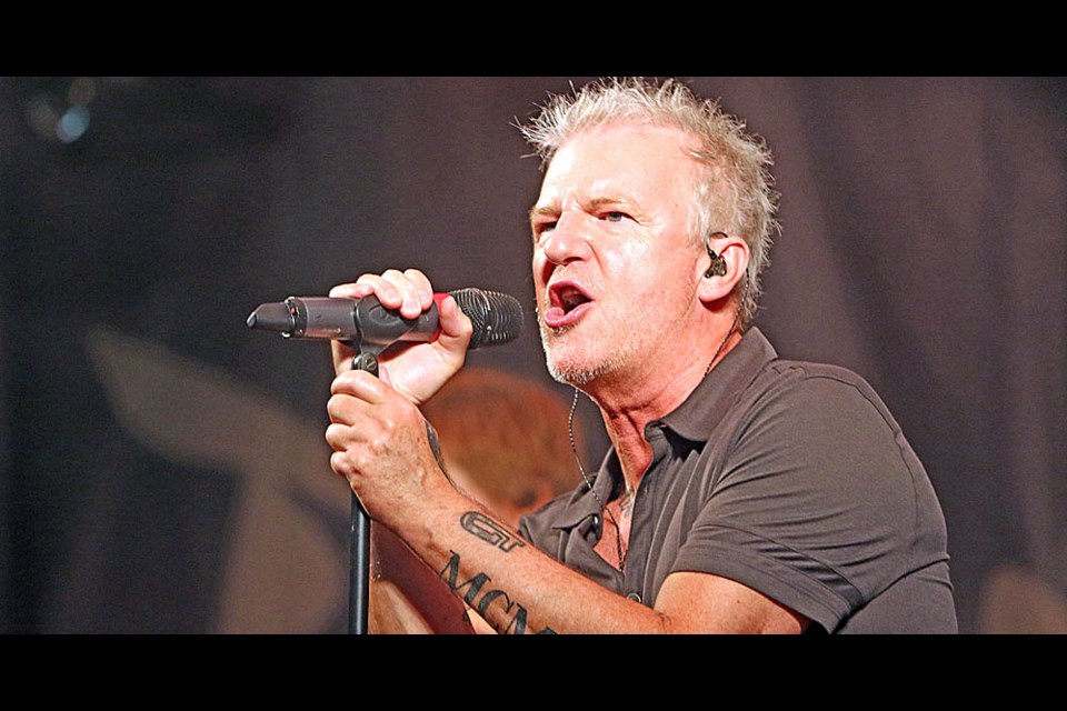 Alan Frew of Glass Tiger finished the night at Rockin’ the Square. Photo by Devan C. Tasa