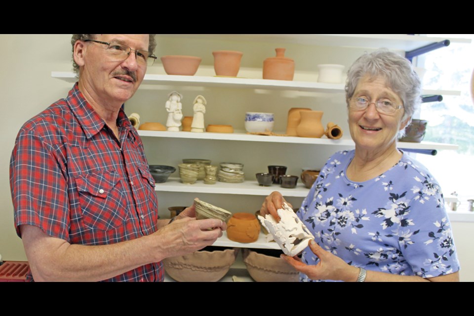 Morley and Margaret Mehler will show off their pottery studio during this year's Carrot River Valley Art Trail Aug. 17 to 19. File photo by Devan C. Tasa