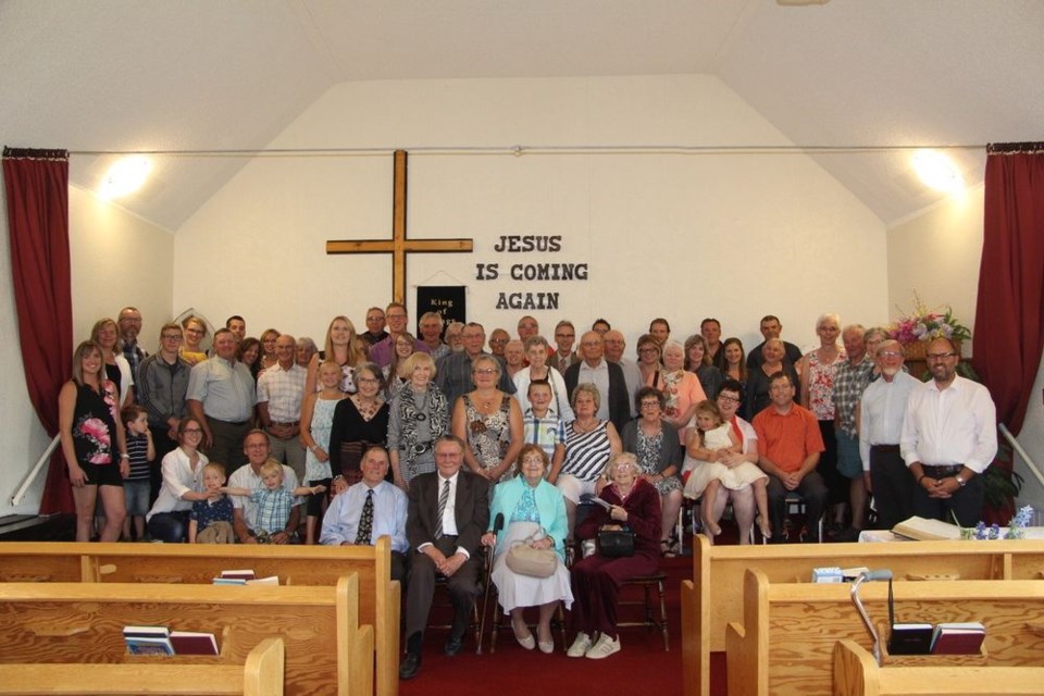 The final worship service at Hyas Baptist Church was attended by many who had been raised in the church and returned from near and far to say farewell.