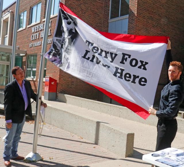 Terry Fox flag