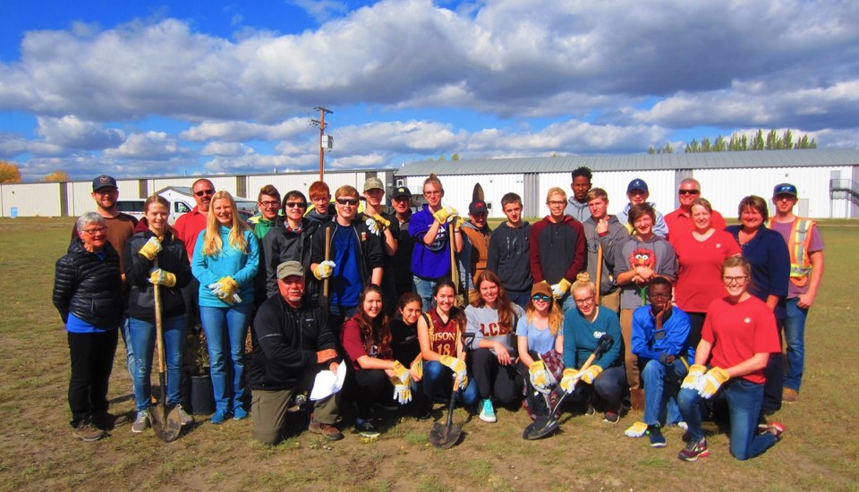 Tree Planting 'Greens Up' Rec Plex Grounds_0